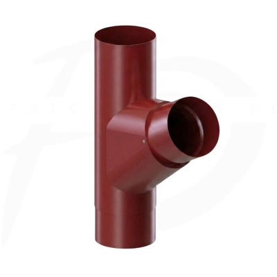 Trójnik rury spustowej stalowy ⌀ 90 firmy KROP kolor czerwony